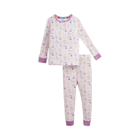 Bake Boss Modal Magnetic Long Sleeve Long Pant PJ Set