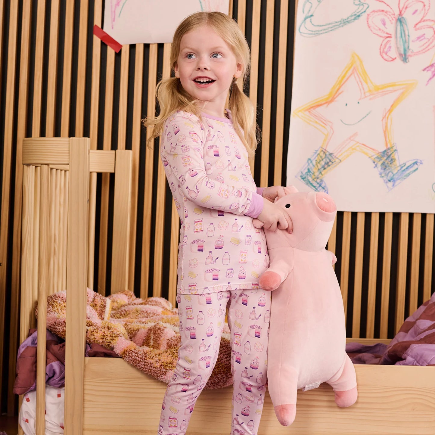 Bake Boss Modal Magnetic Long Sleeve Long Pant PJ Set