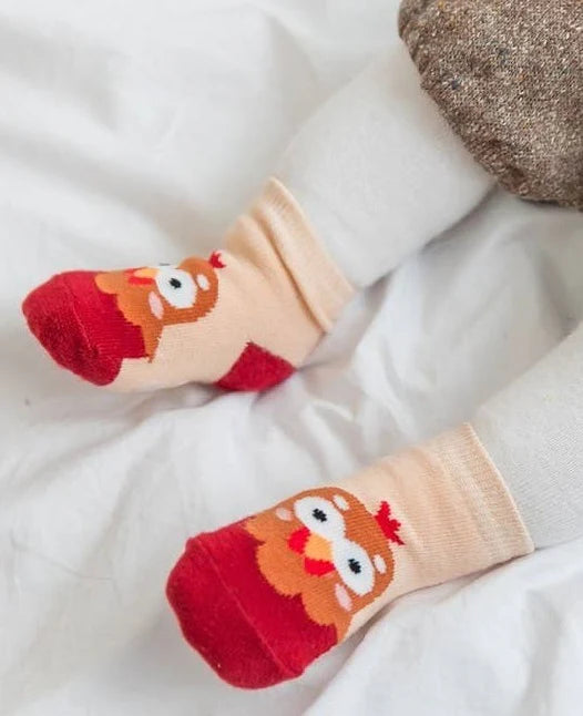 Chicken Zoo Baby Animal Socks