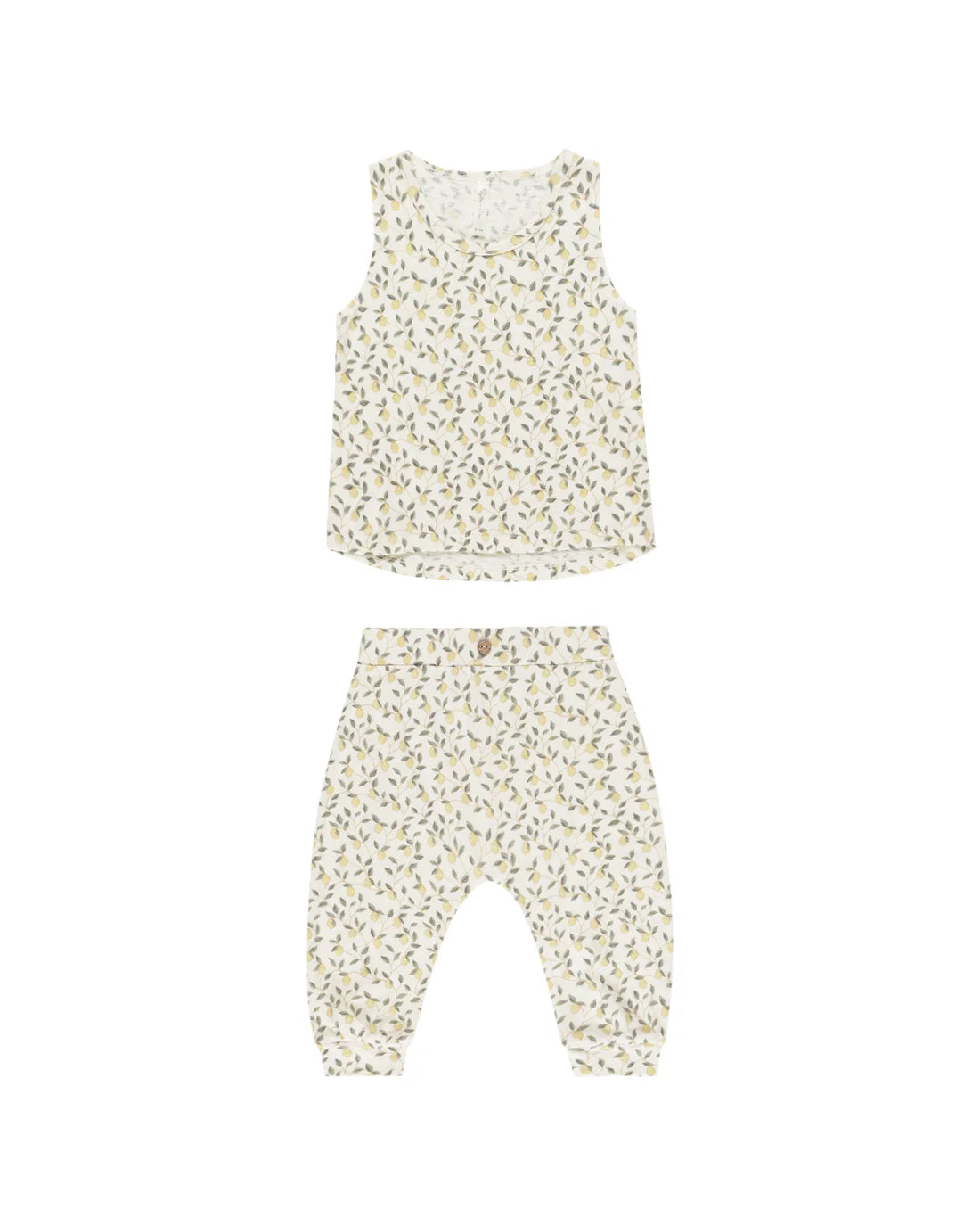 Tank + Slouch Pant Set Lemons