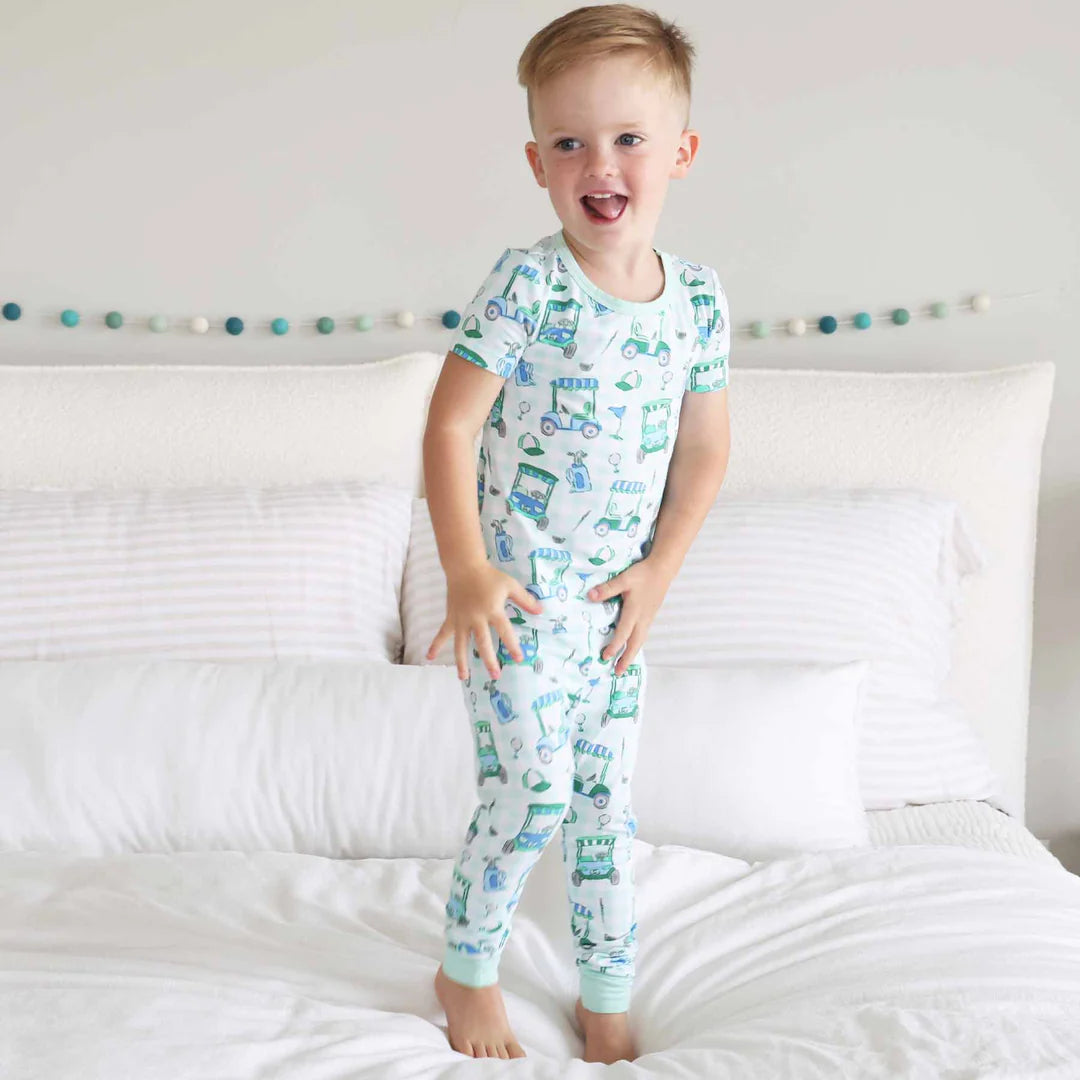 Birdie Babes Two Piece Pajama Set | Green