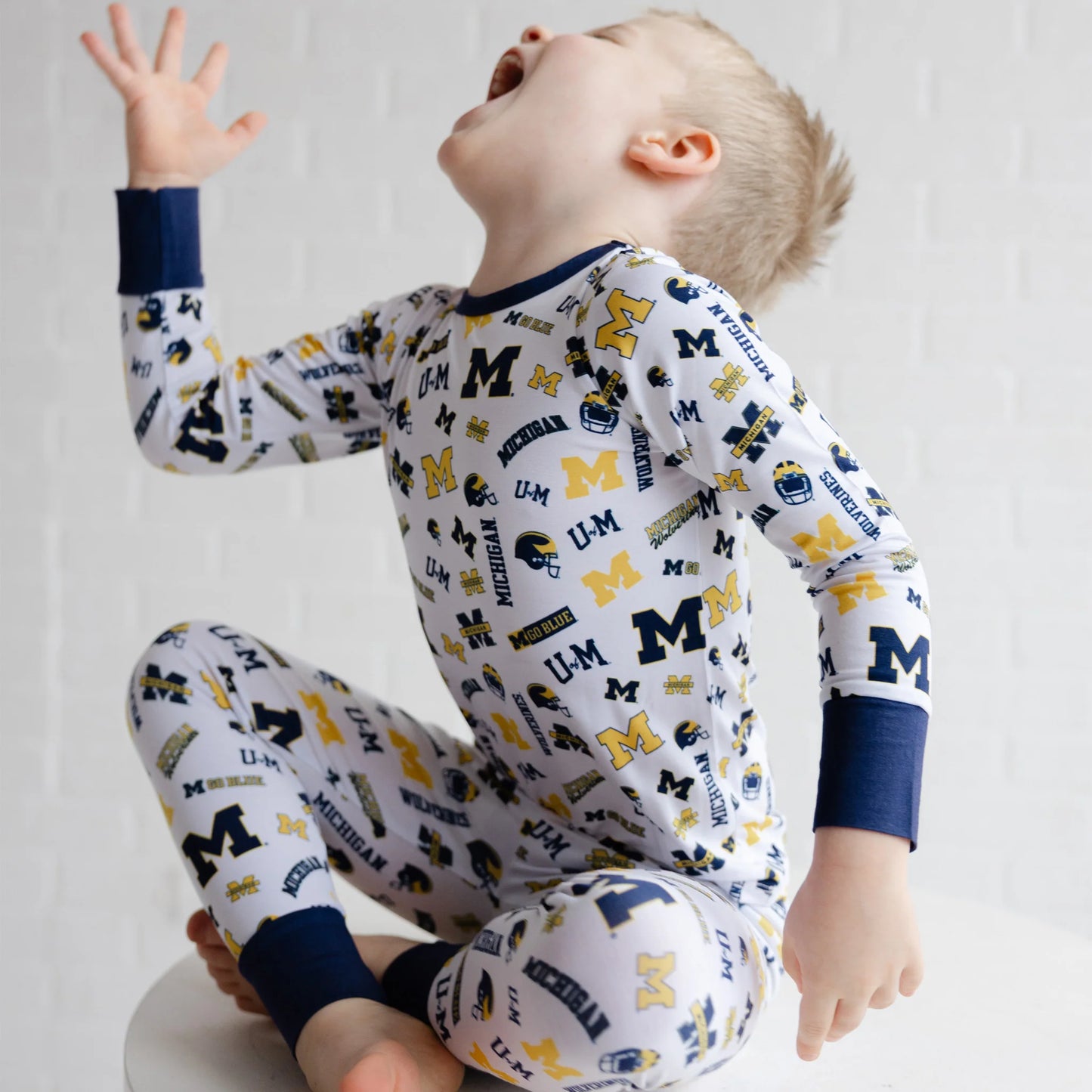 Michigan Wolverines Two Piece Pajama Set