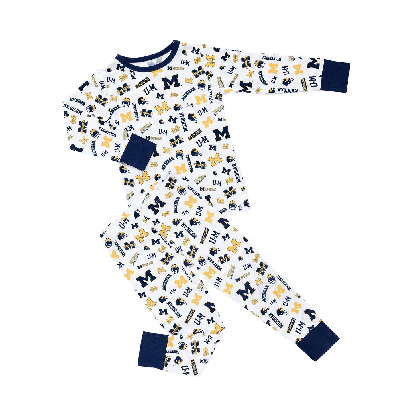 Michigan Wolverines Two Piece Pajama Set