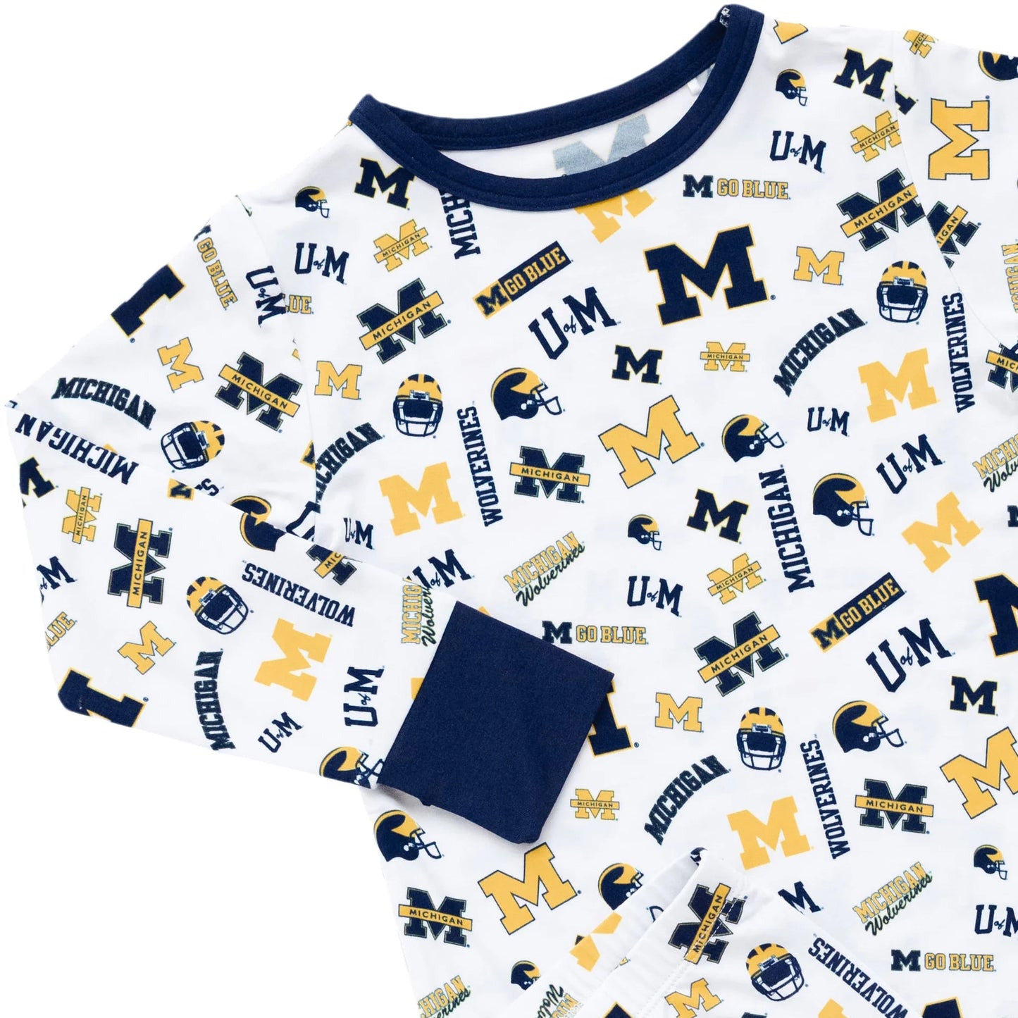 Michigan Wolverines Two Piece Pajama Set