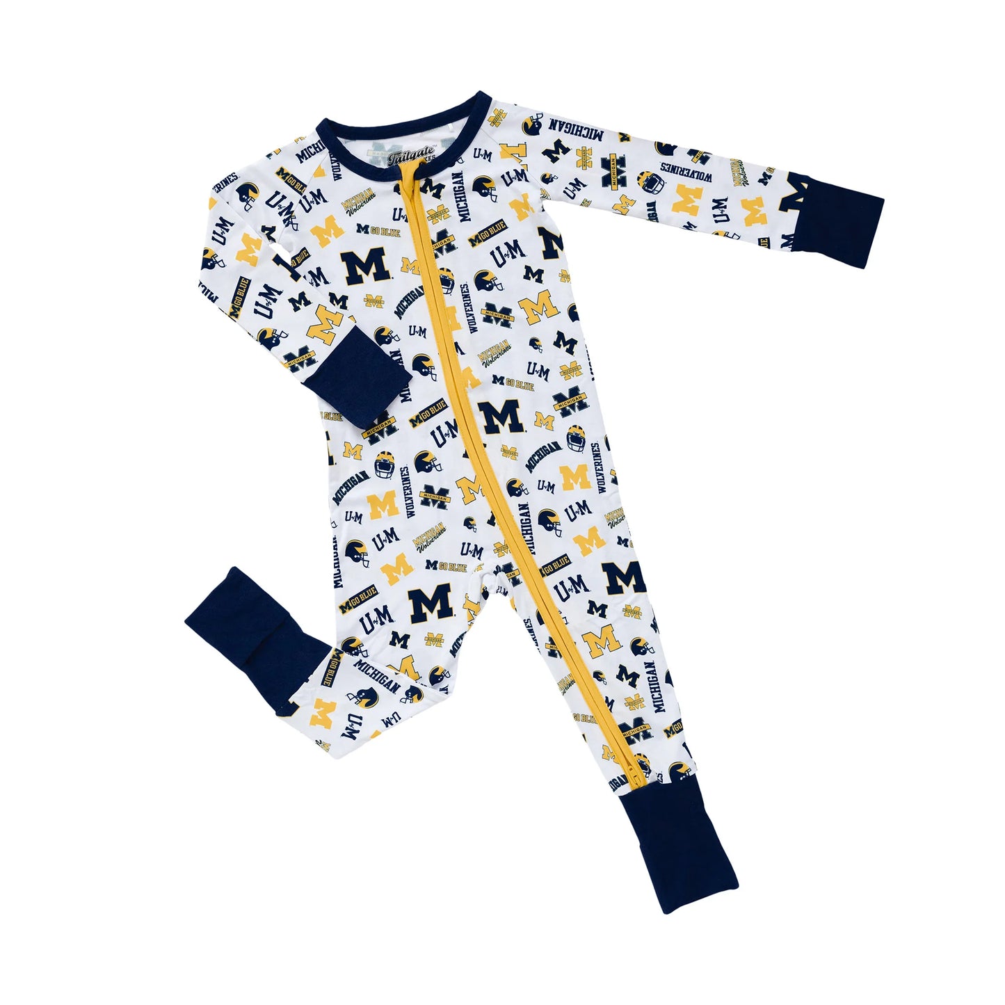 Michigan Wolverines Zippy One Piece Sleeper