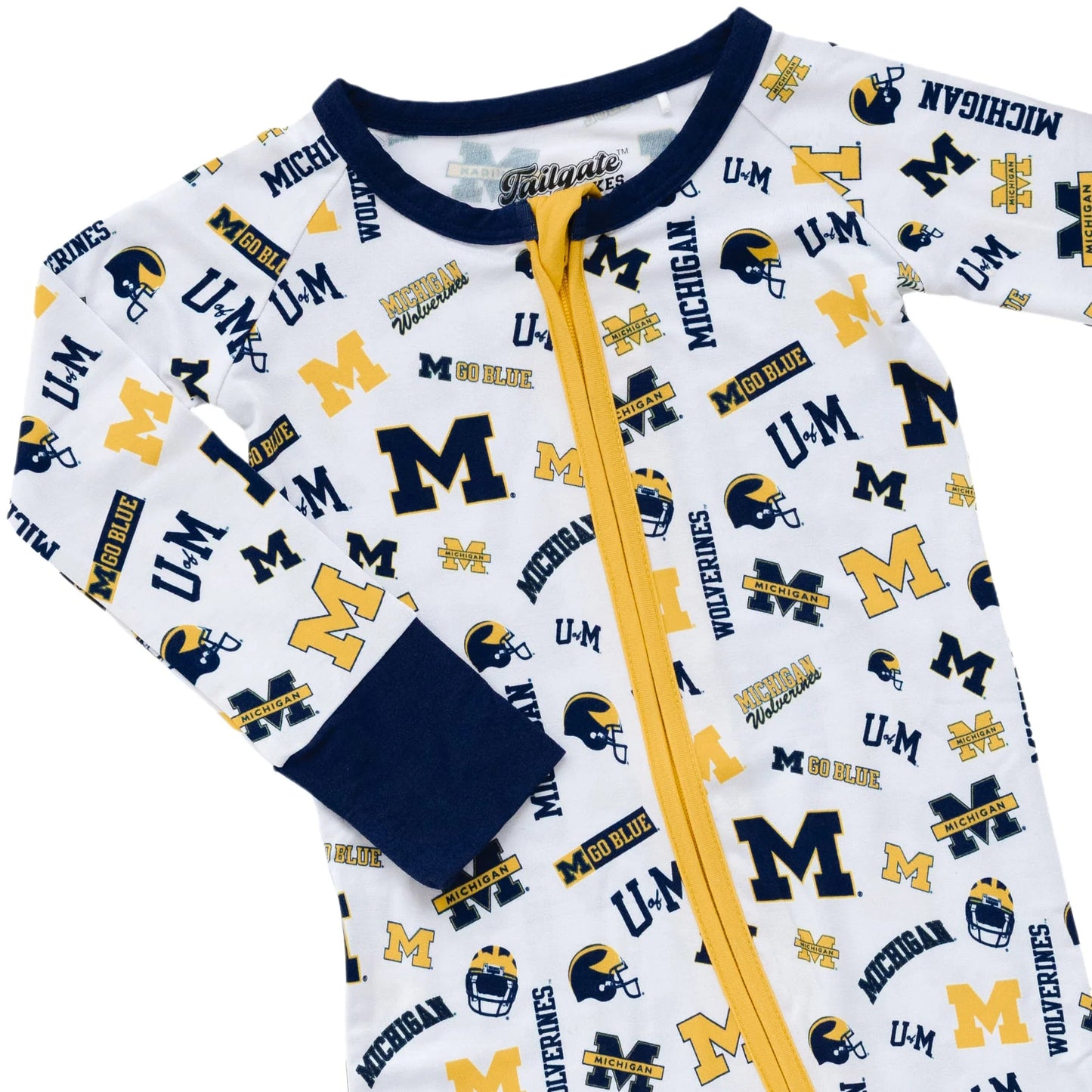 Michigan Wolverines Zippy One Piece Sleeper
