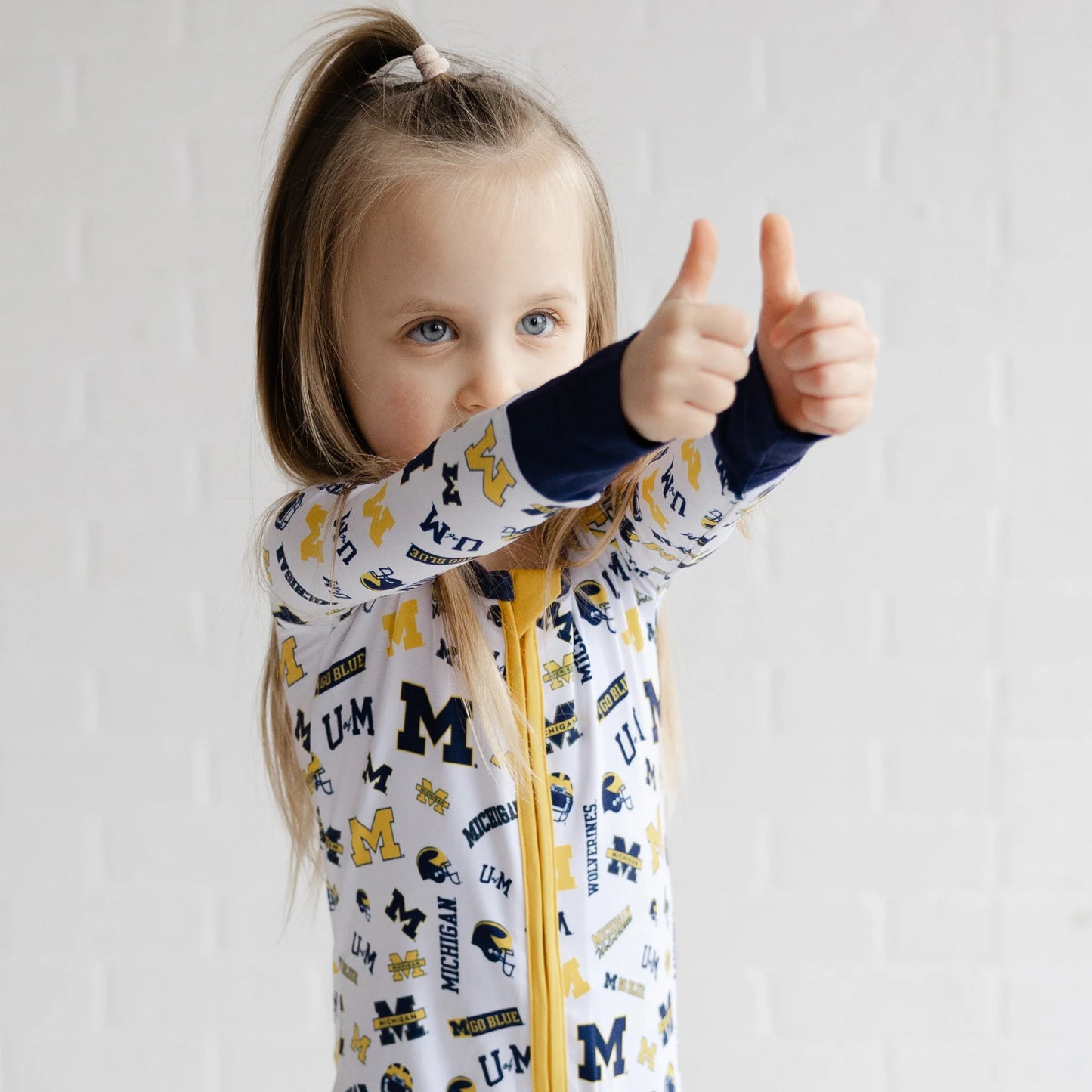 Michigan Wolverines Zippy One Piece Sleeper