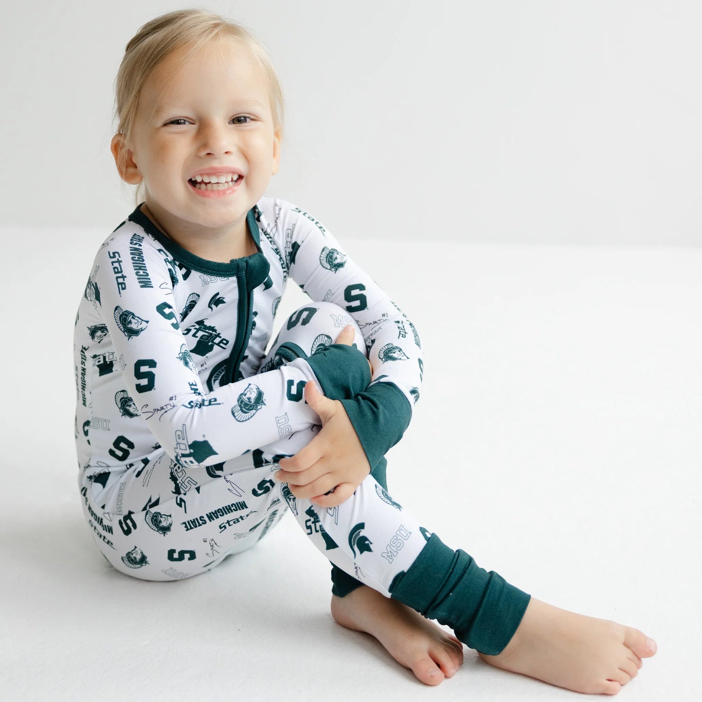 Michigan State Spartans Zippy One Piece Sleeper