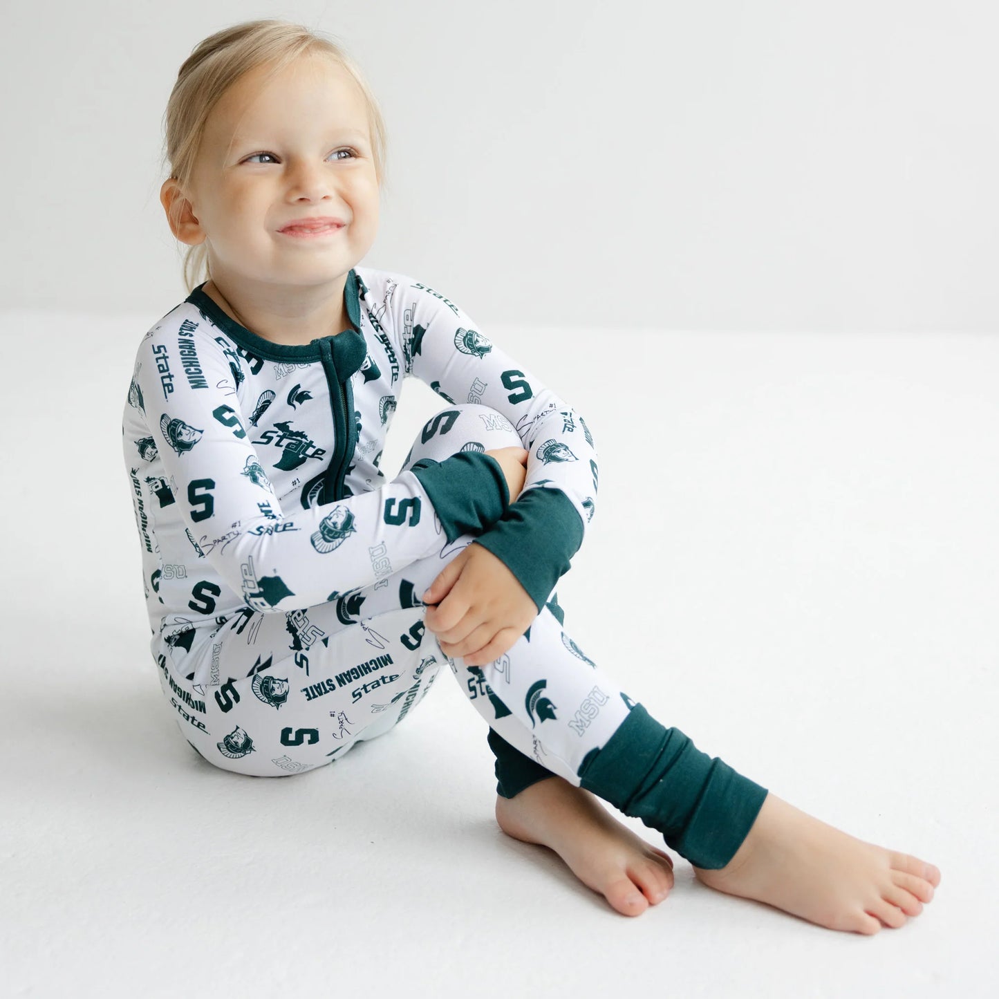 Michigan State Spartans Zippy One Piece Sleeper