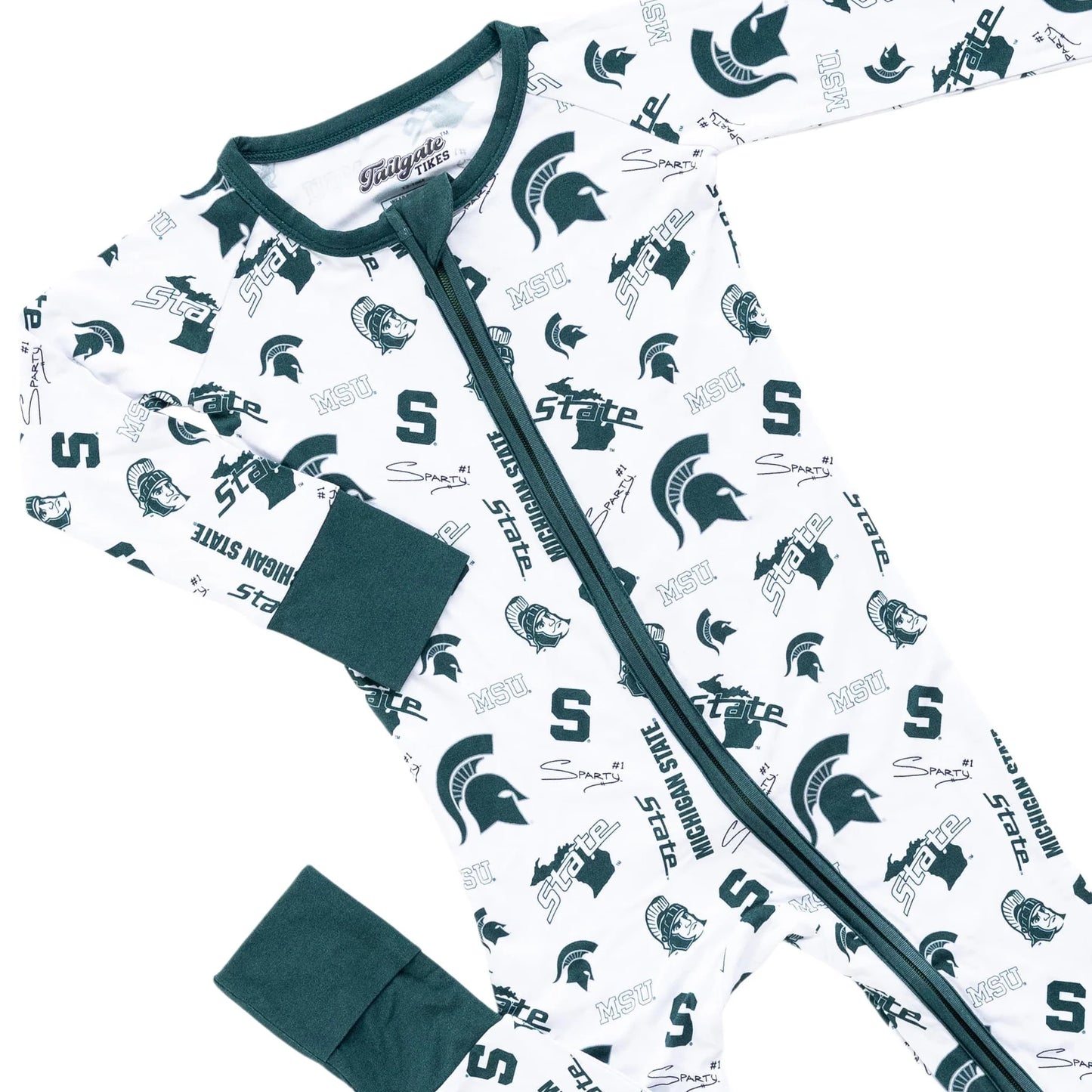 Michigan State Spartans Zippy One Piece Sleeper
