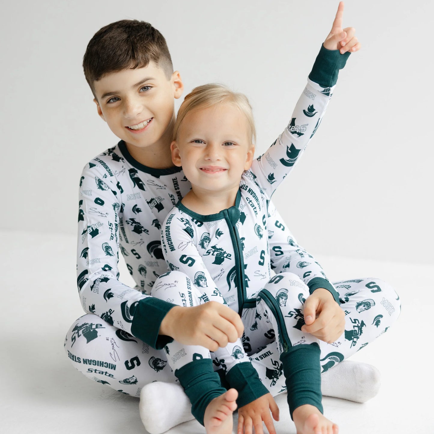 Michigan State Spartans Zippy One Piece Sleeper