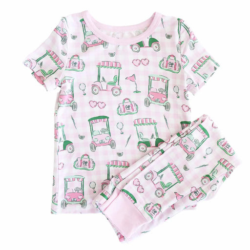 Birdie Babes Two Piece Pajama Set | Pink