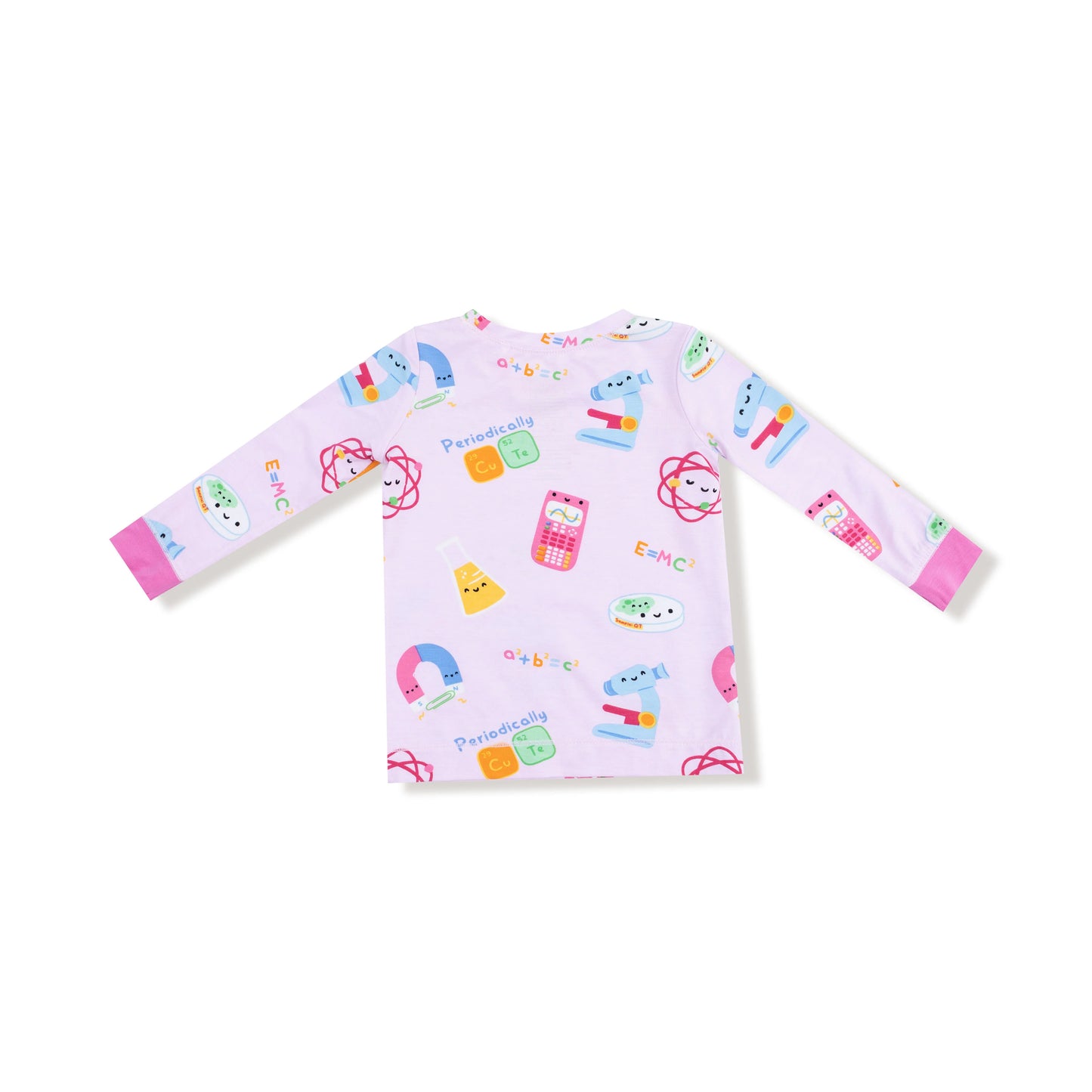 Future Scientist Long Sleeve Loungewear Set - Pink
