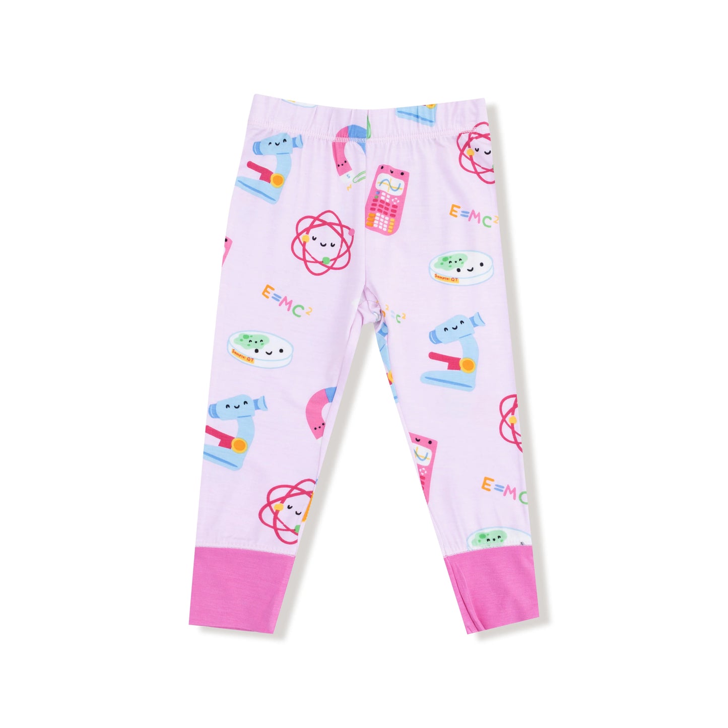 Future Scientist Long Sleeve Loungewear Set - Pink
