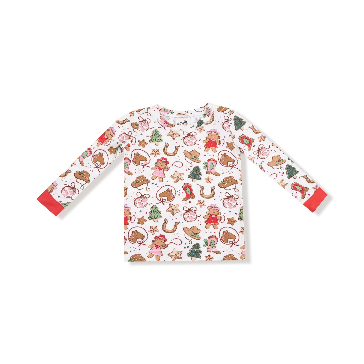 Cowgirl Christmas Long Sleeve Loungewear Set