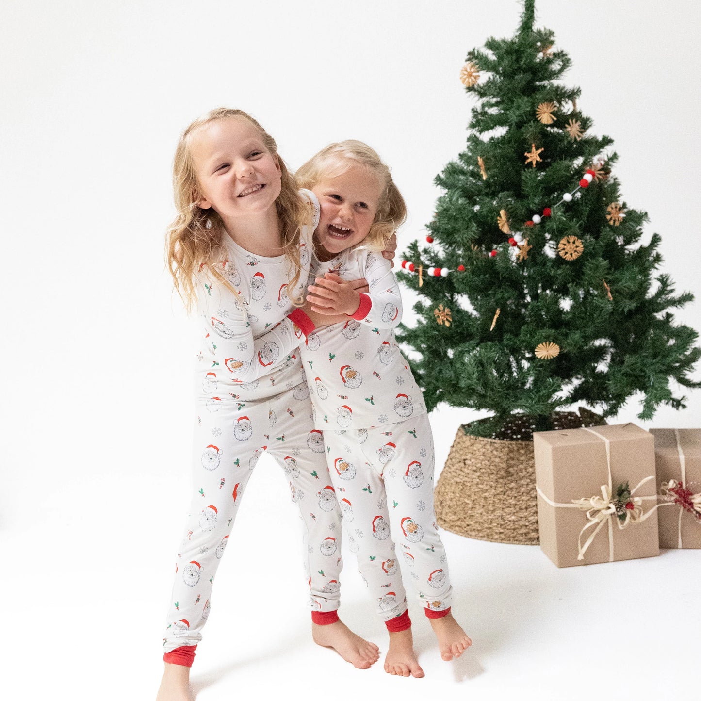 Vintage Santas Long Sleeve Loungewear Set