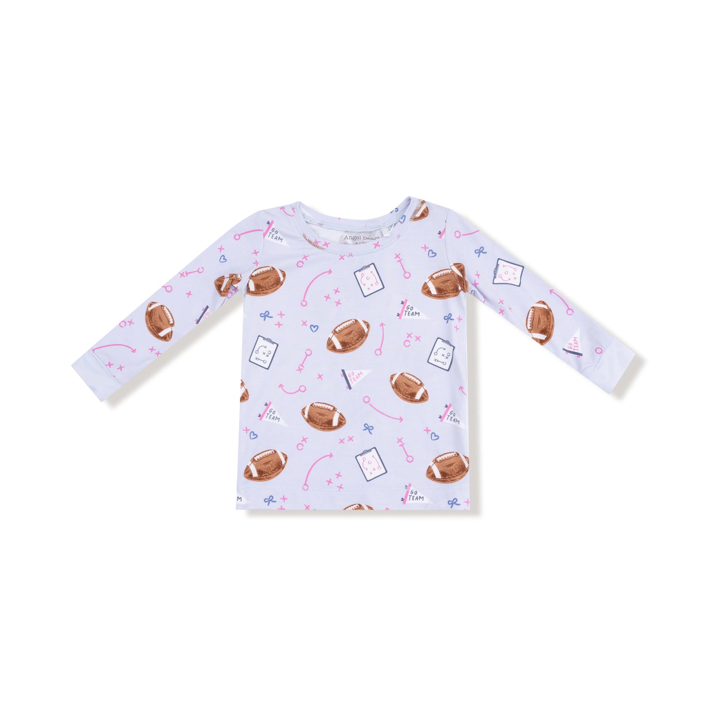 Touchdown Time Long Sleeve Loungewear Set - Lavendar