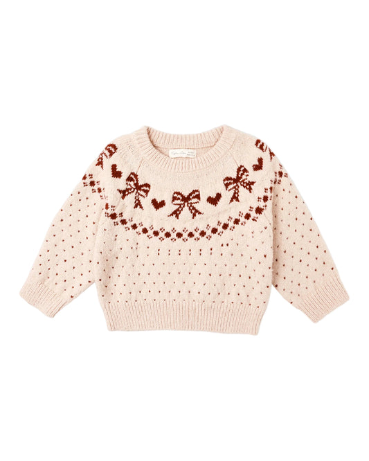 Fair Isle Sweater || Bows