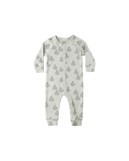Organic Long John Pajamas || Trees