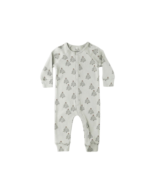 Organic Long John Pajamas || Trees