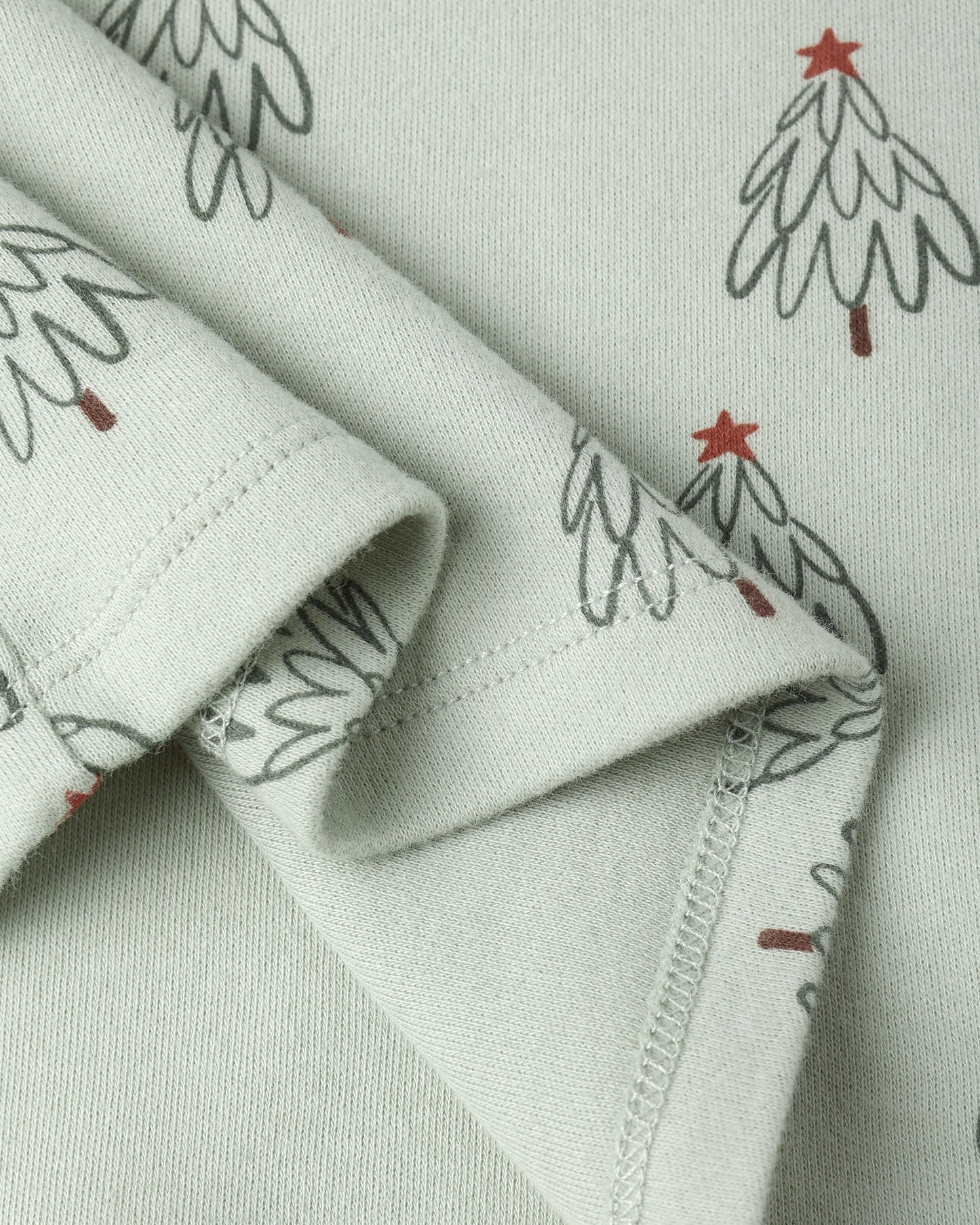 Organic Long Sleeve Pajama Set || Trees