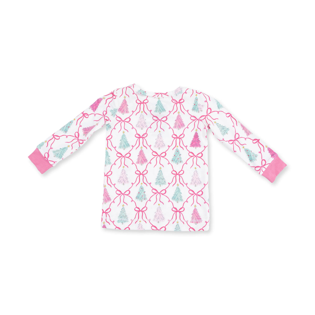 Bow Trellis Tree Long Sleeve Loungewear Set
