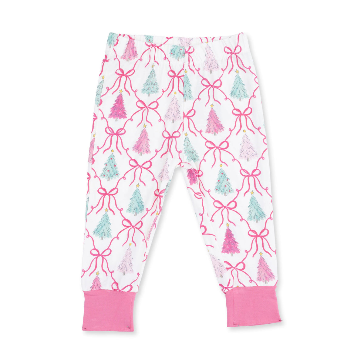 Bow Trellis Tree Long Sleeve Loungewear Set