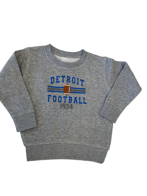 Kids Detroit Football Crewneck