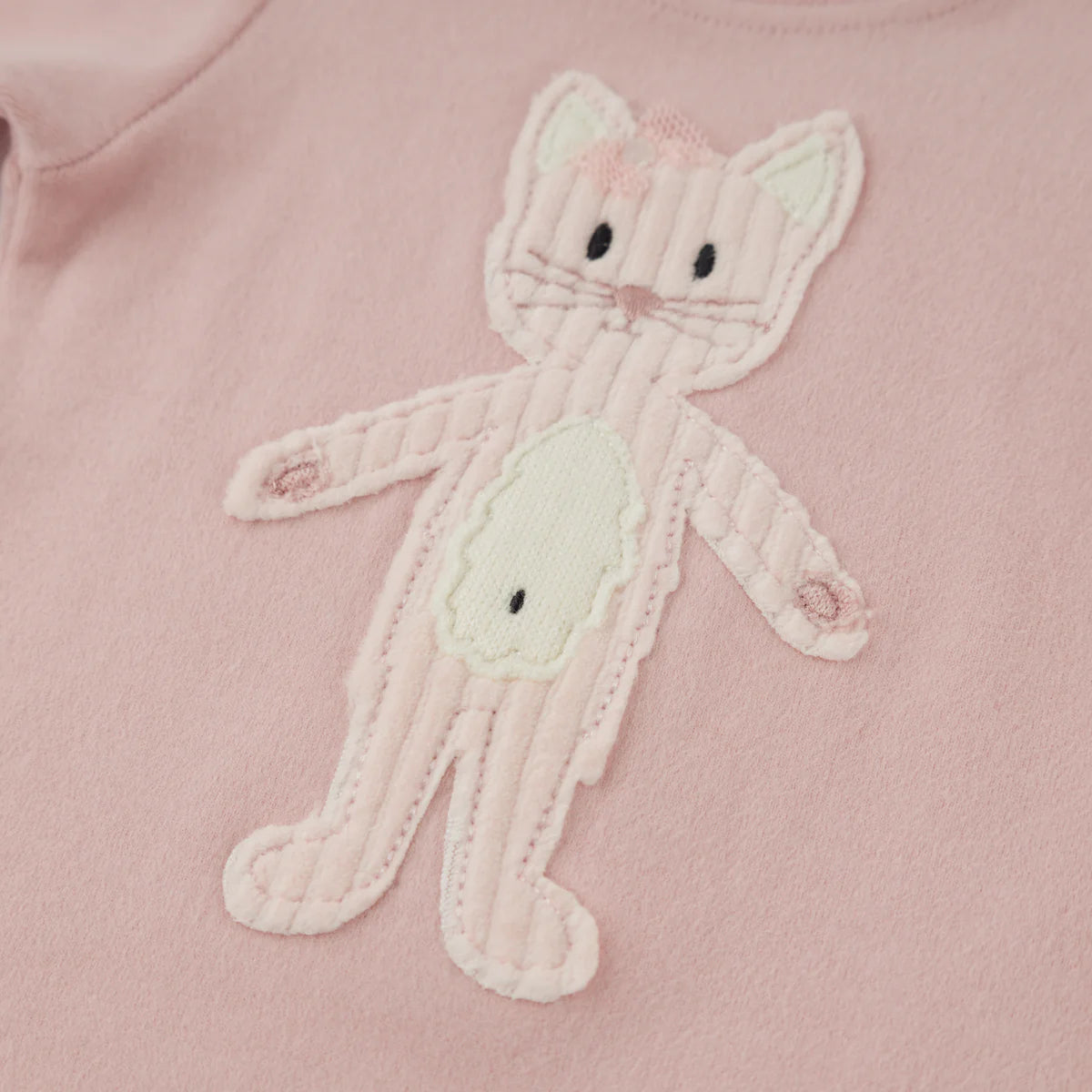 oh baby! Shaggy Cat 2 Piece Set - Blush