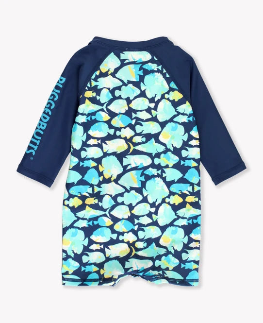 Fish Friends Long Sleeve One Piece Rash Guard