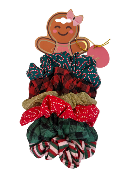Holiday Scrunchie Set - Green