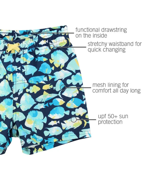 Fish Friends Swim Trunks