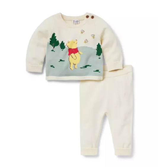 Disney Winnie The Pooh Baby Matching Sweater Set