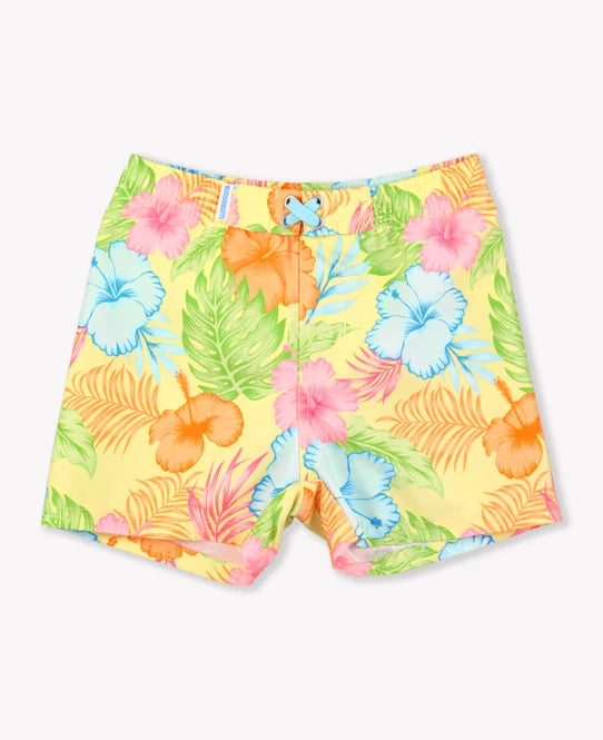 Happy Hula Swim Trunks