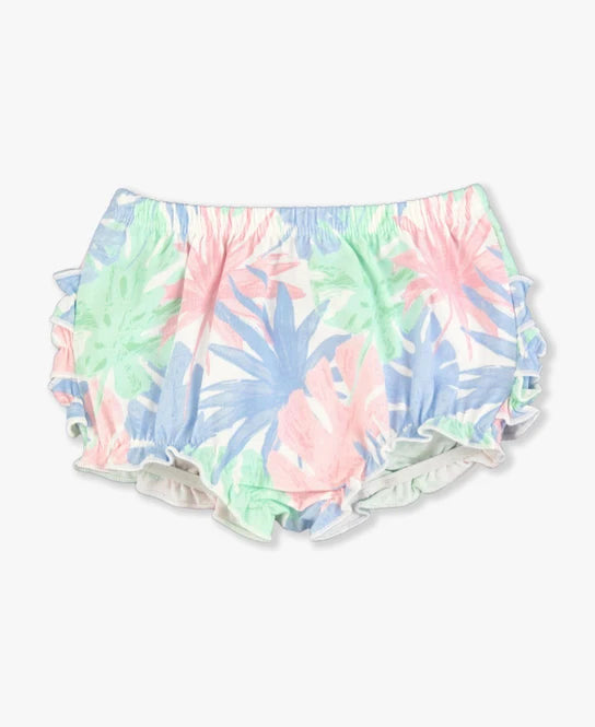 Pastel Palms Flutter Tank And Bloomer Set