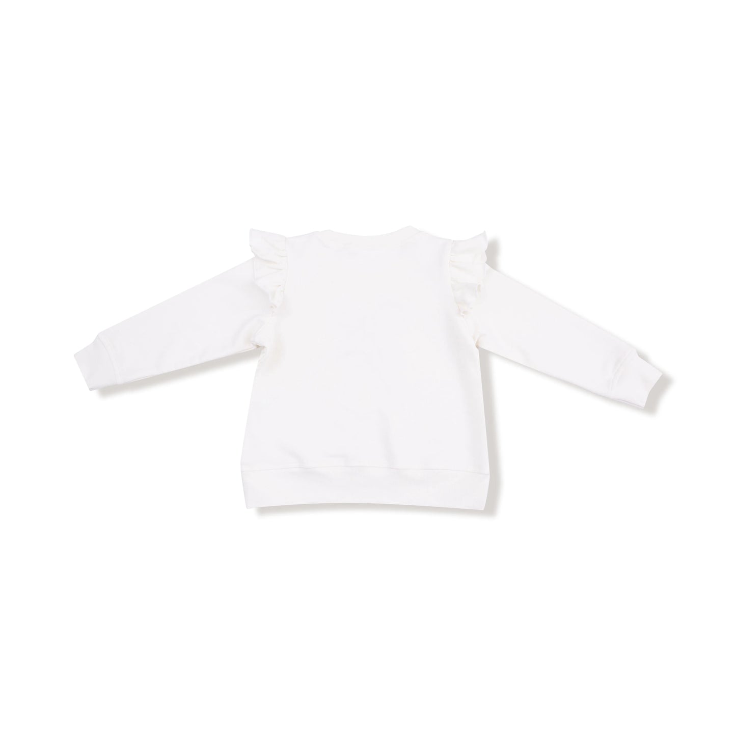 Candy Canes Ruffle Sweatshirt