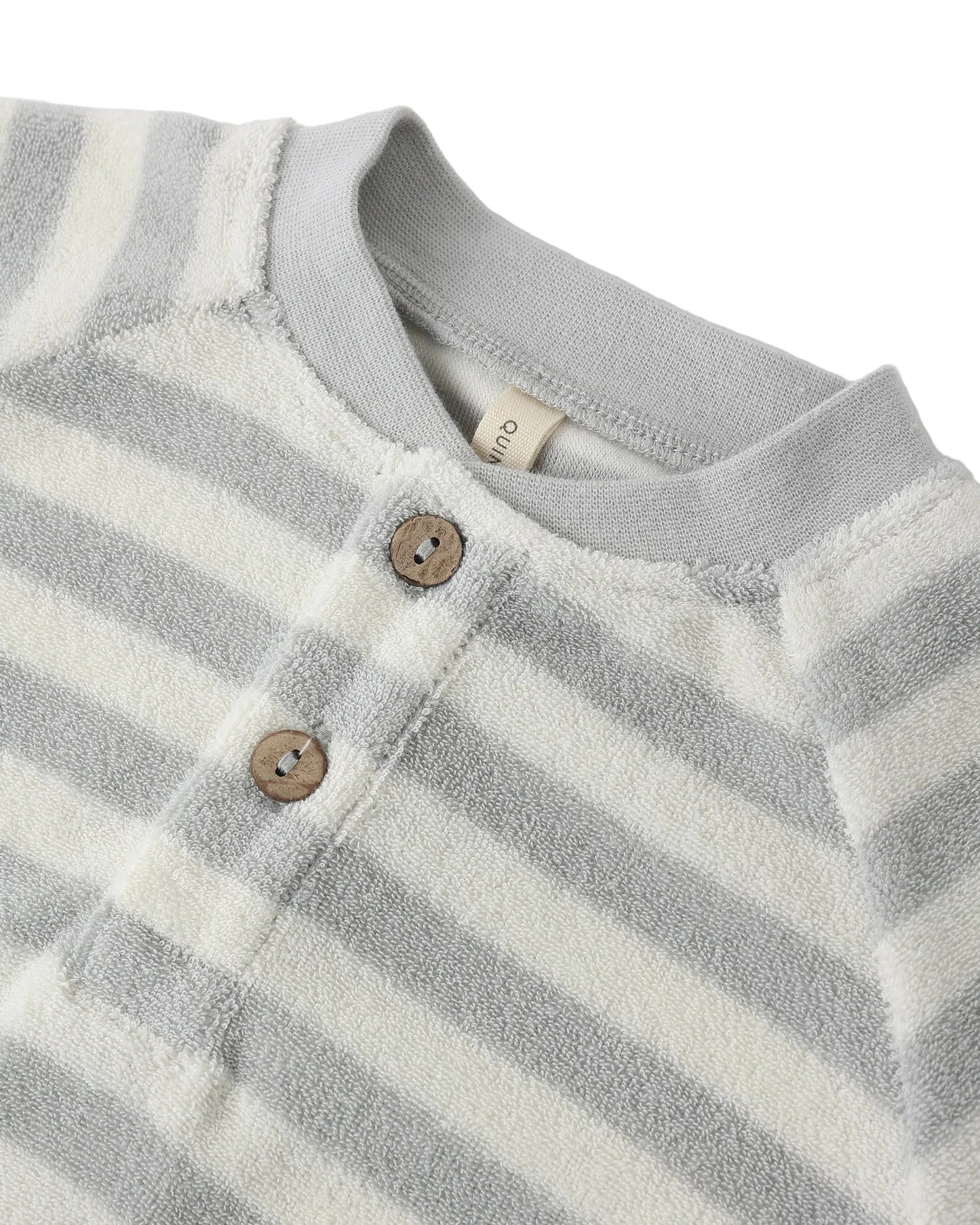 Terry Henley Romper Sky Stripe