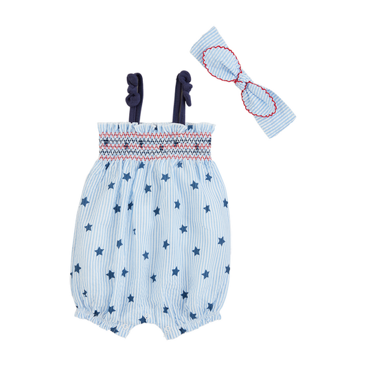 Star Romper & Headband Set