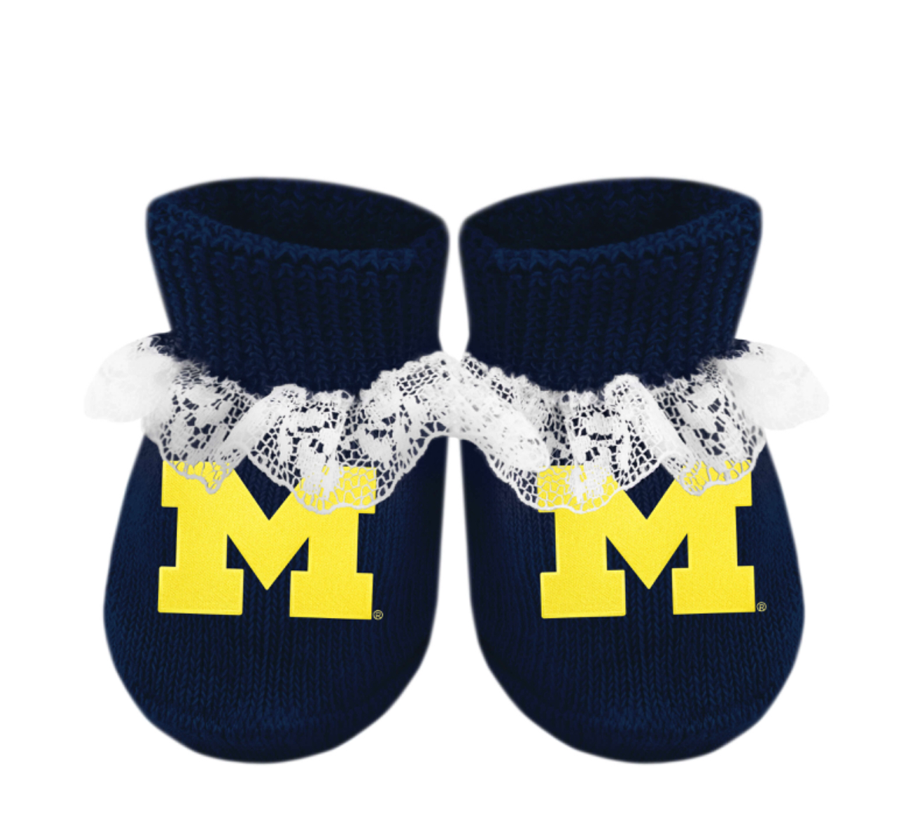 University of Michigan Lace Gift Box Bootie