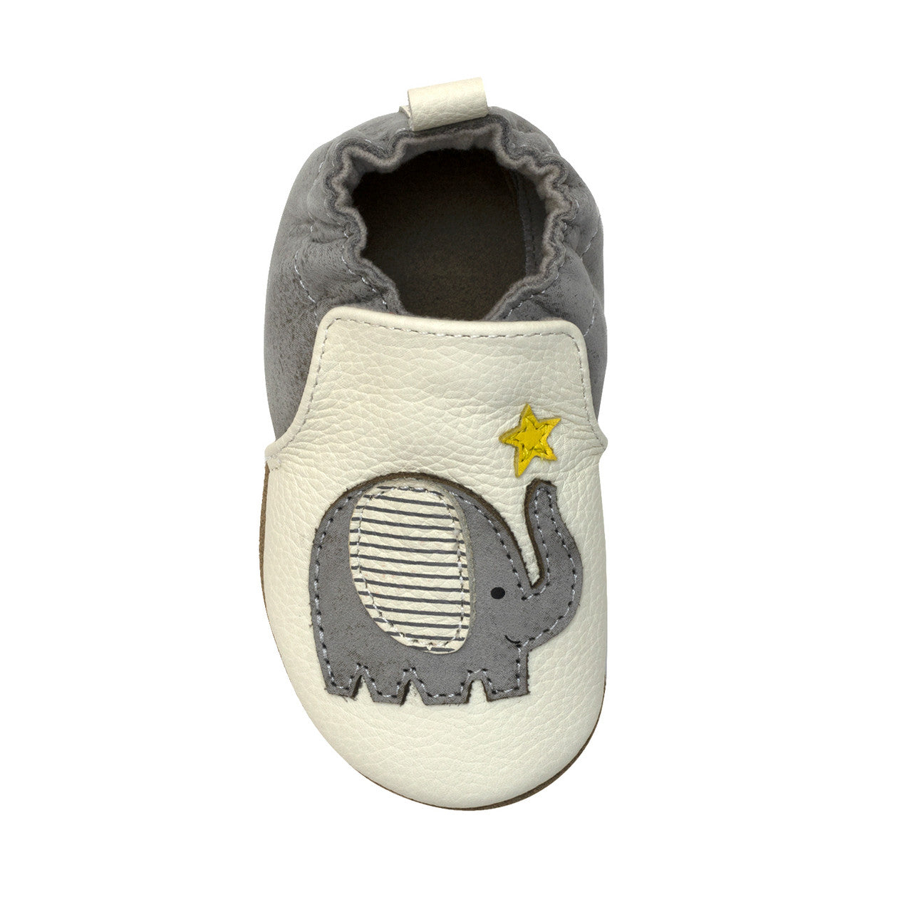 Elephant Stars Soft Soles in Ivory