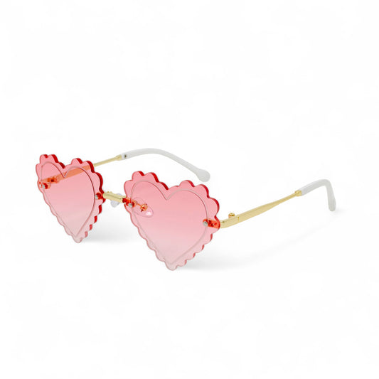 Frameless Heart Sunglasses for Kids