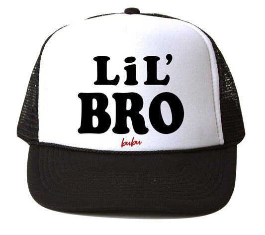 Lil Bro White / Black Trucker Hat