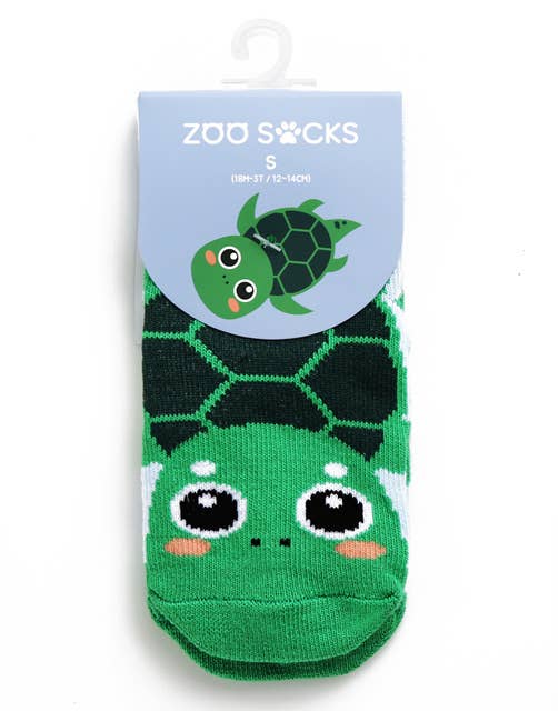 Turtle Zoo Baby Animal Socks