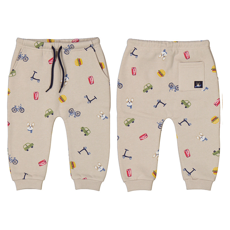 Wheels Printed Jogger Set