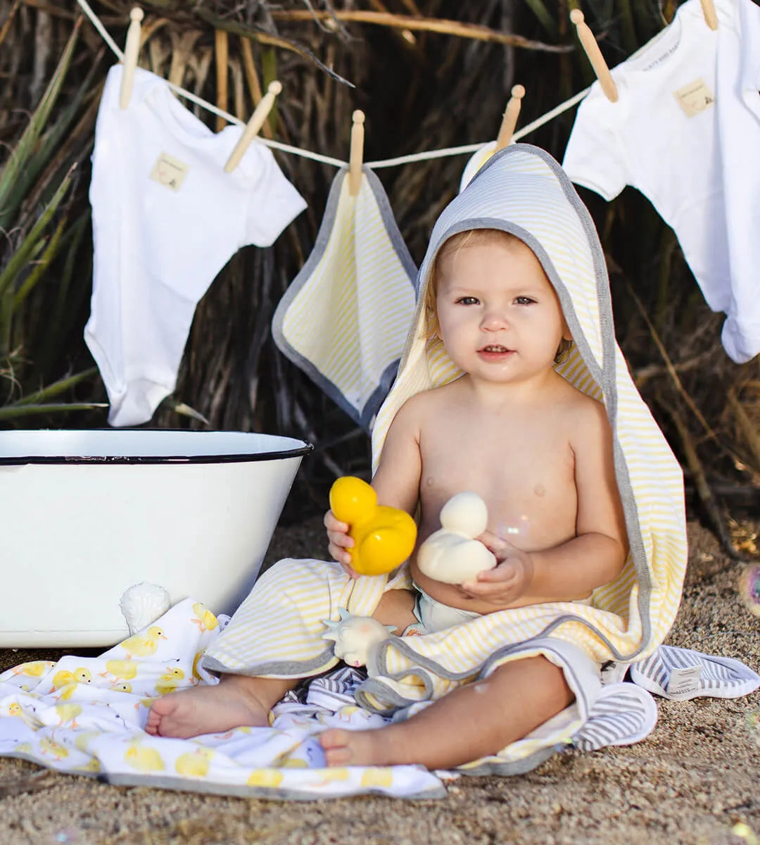 Little Ducks Organic Cotton Hooded Towels 2 Pack