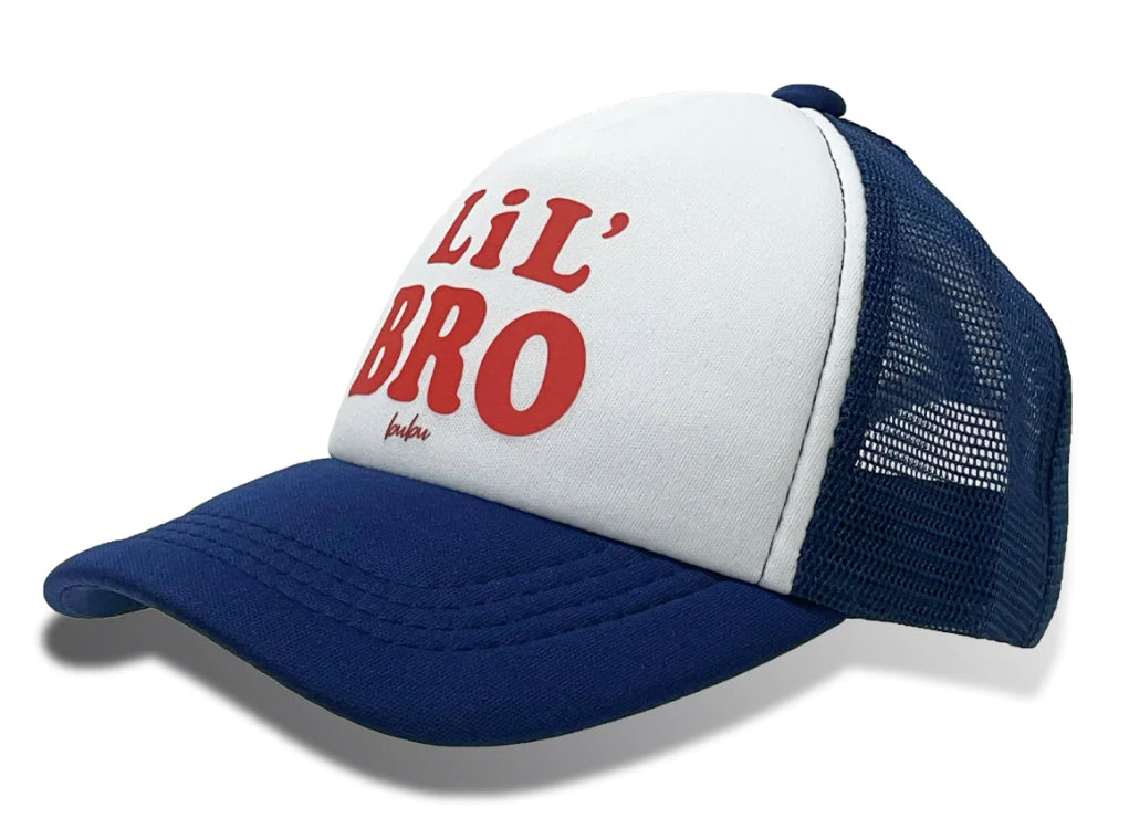 Lil Bro Navy Trucker Hat