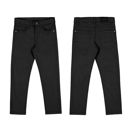 5 Pocket Slim Fit Basic Black Pant