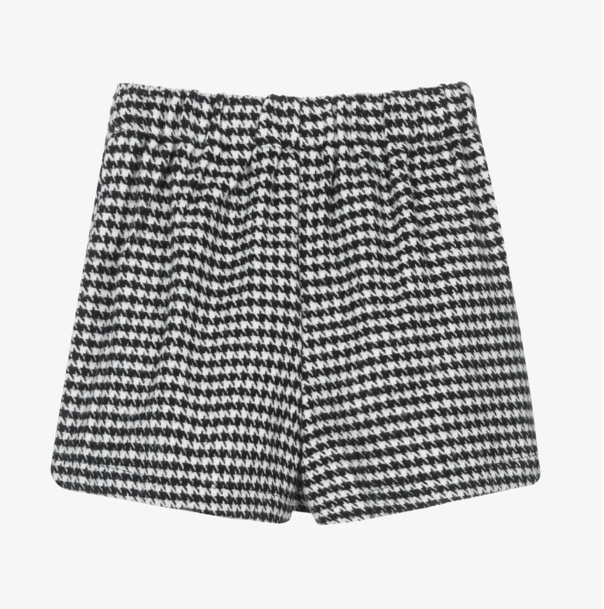 Black & White Houndstooth Skort Set