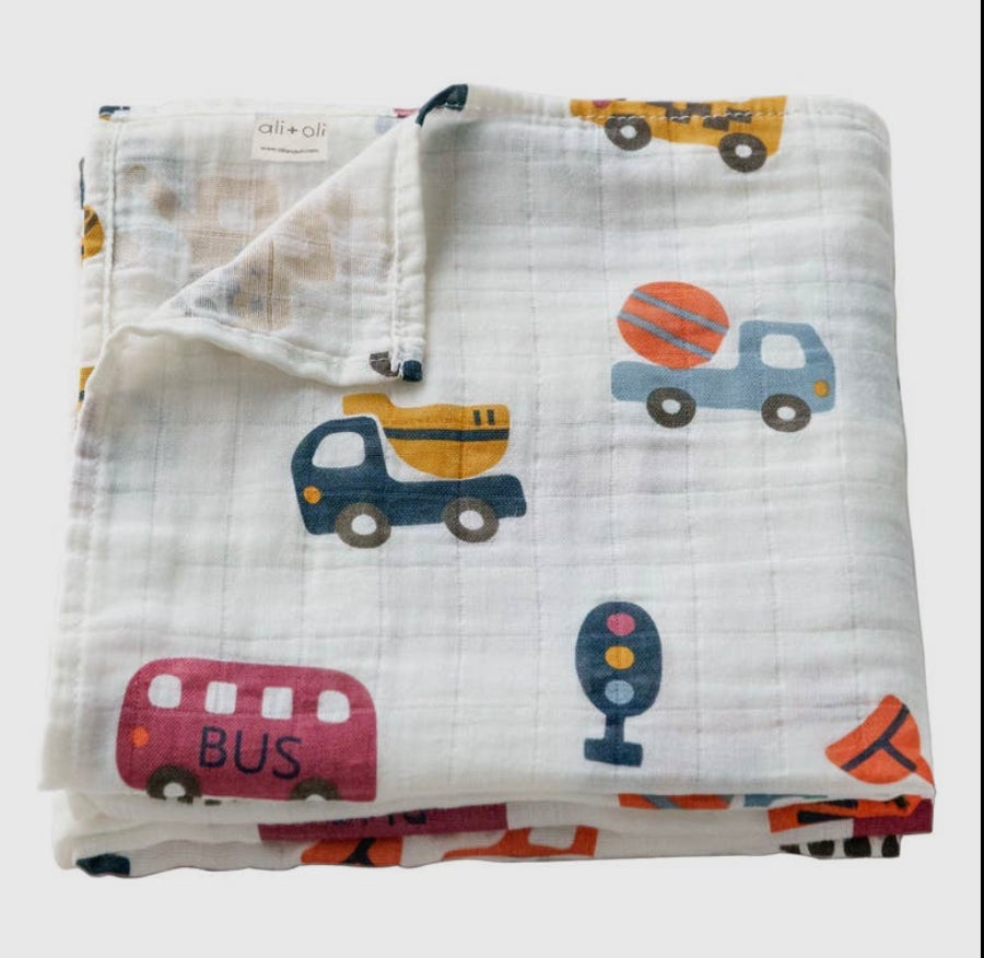 Muslin Swaddle Blanket-Transport