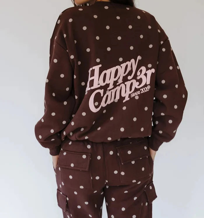 Cocoa Dot Youth Crewneck